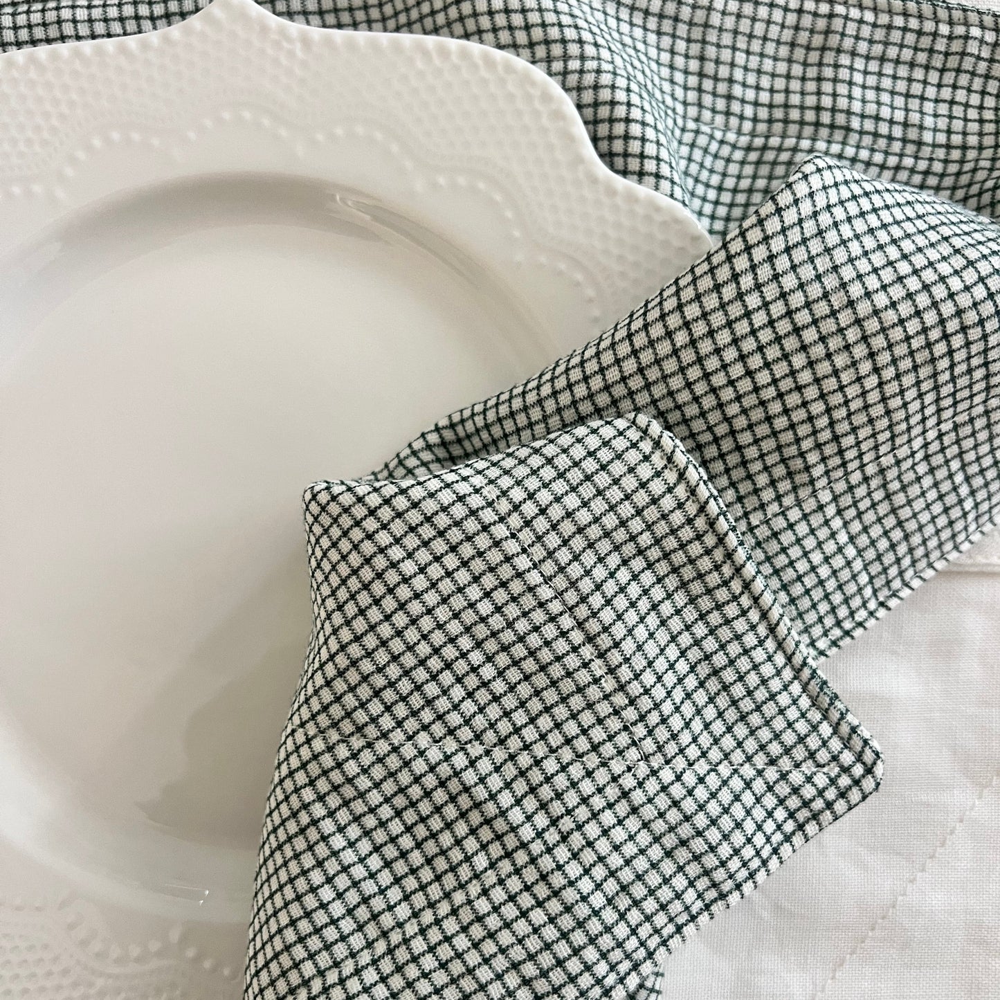 Handmade Muslin Cotton Tea Towel 3pcs