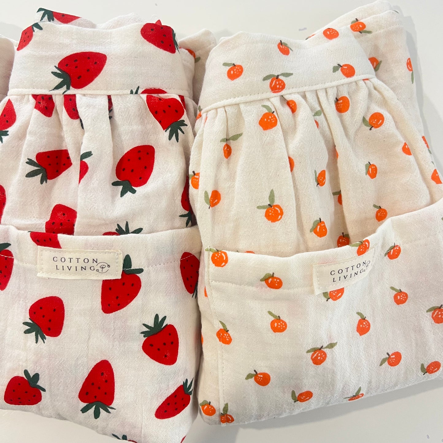 🎁 Gift Set 🎁 Handmade Double Cotton Gauze Apron &  Tea Towels