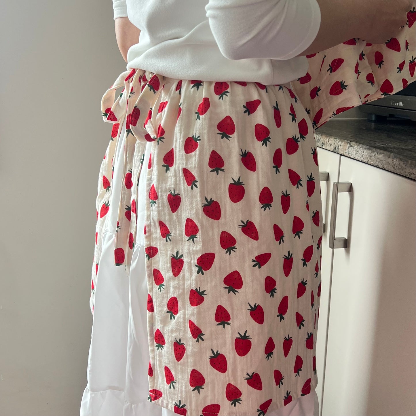 🎁 Gift Set 🎁 Handmade Double Cotton Gauze Apron &  Tea Towels